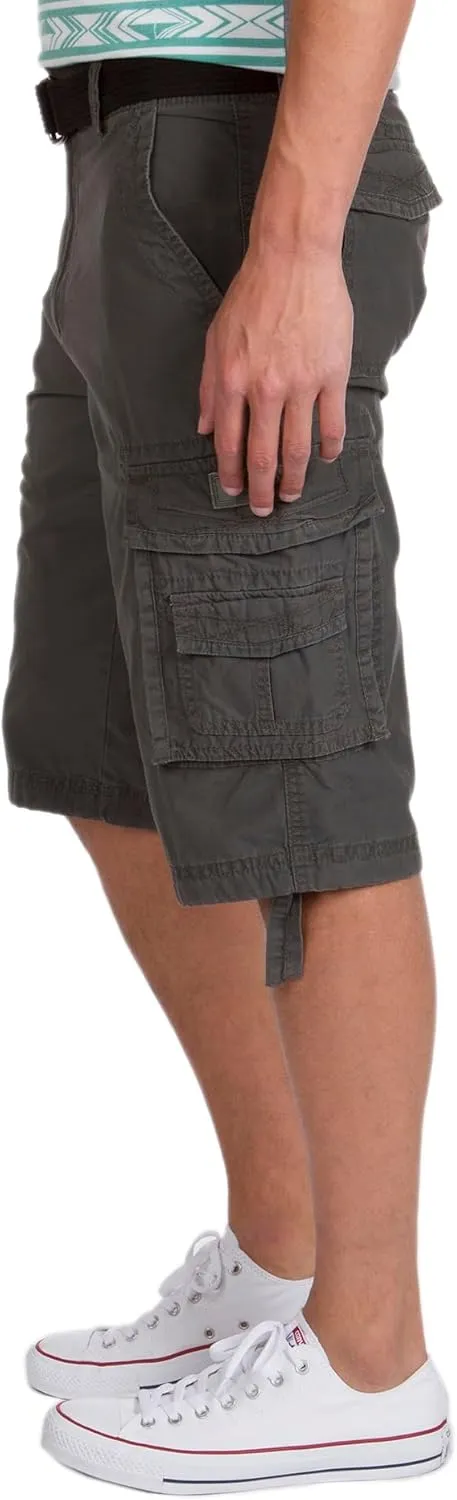 Unionbay Men's Cordova Belted Messenger Cargo Short - Reg and Big and Tall Sizes