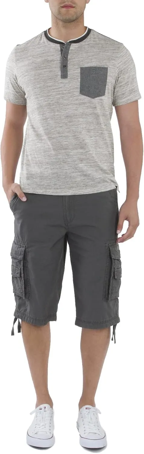 Unionbay Men's Cordova Belted Messenger Cargo Short - Reg and Big and Tall Sizes