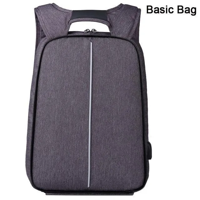 Unisex Charging Supportive Anti USB Backpack Smart Theft Adjustable