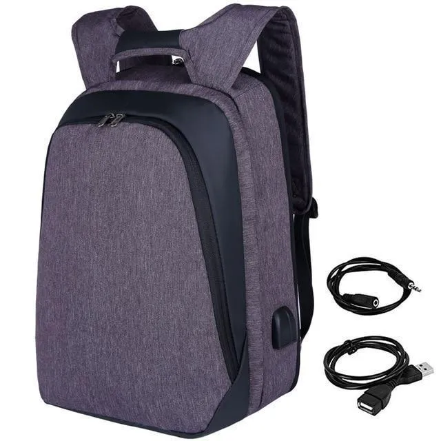 Unisex Charging Supportive Anti USB Backpack Smart Theft Adjustable