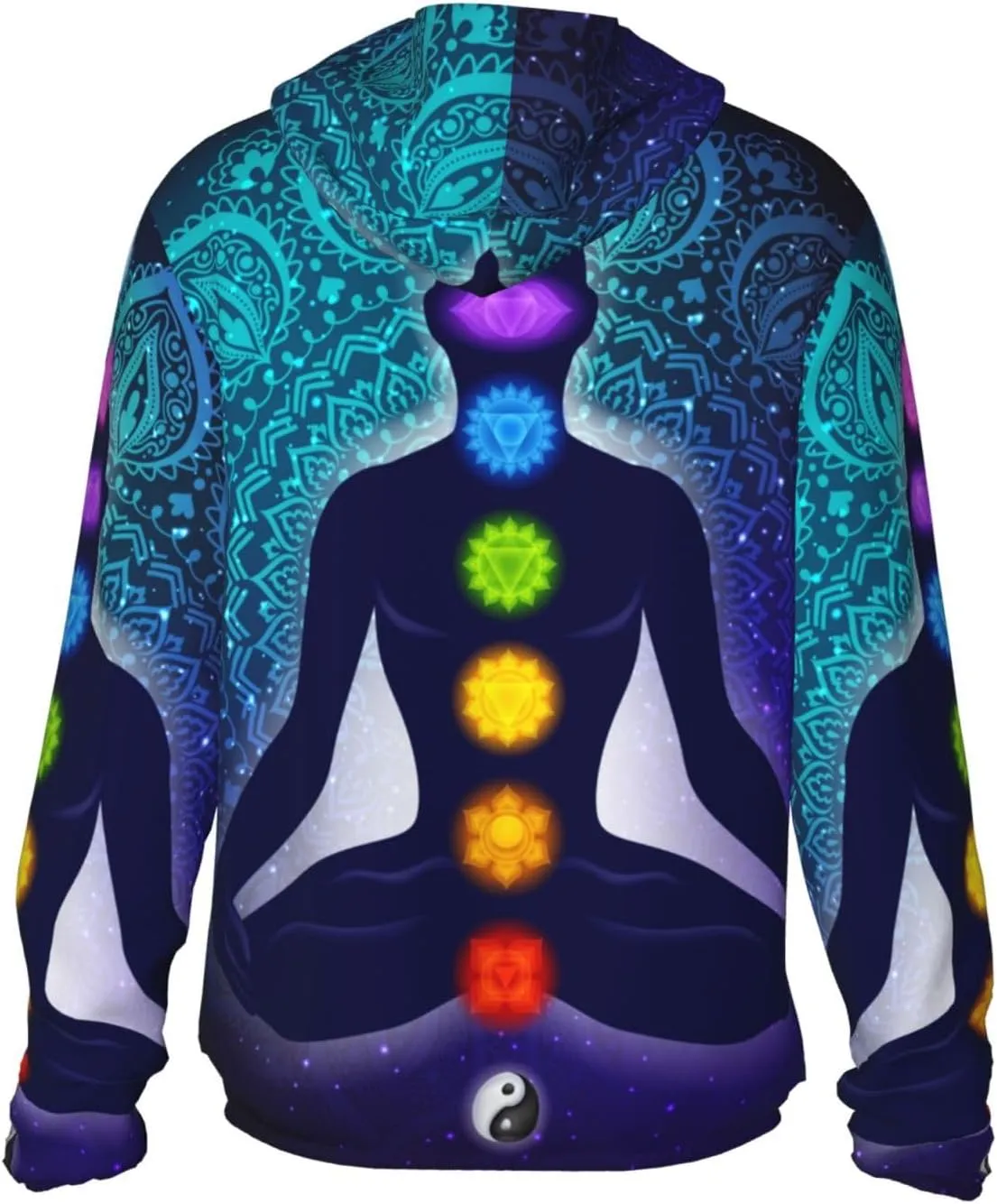 Unisex Long Sleeve Sun Protection Performance Hoodie Shirt UPF 50 