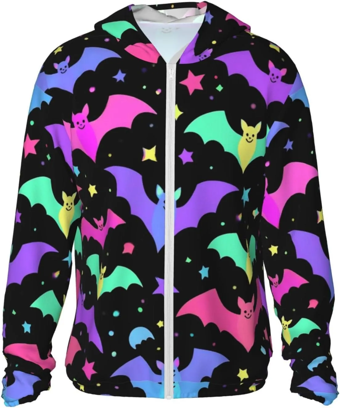 Unisex Long Sleeve Sun Protection Performance Hoodie Shirt UPF 50 