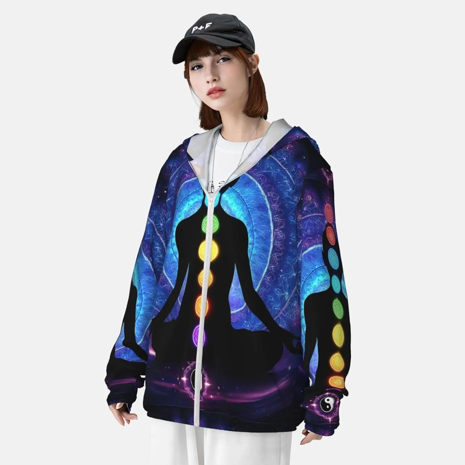 Unisex Long Sleeve Sun Protection Performance Hoodie Shirt UPF 50 