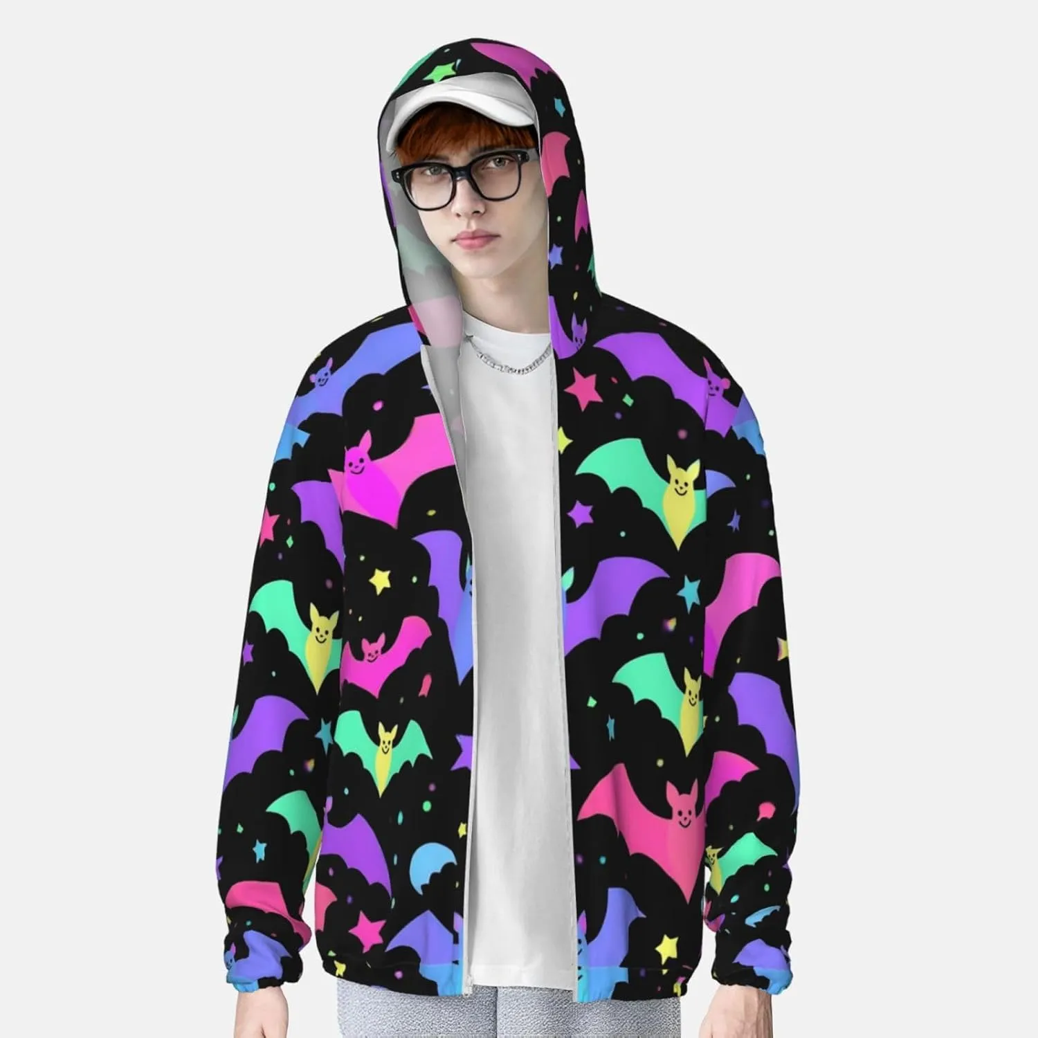 Unisex Long Sleeve Sun Protection Performance Hoodie Shirt UPF 50 