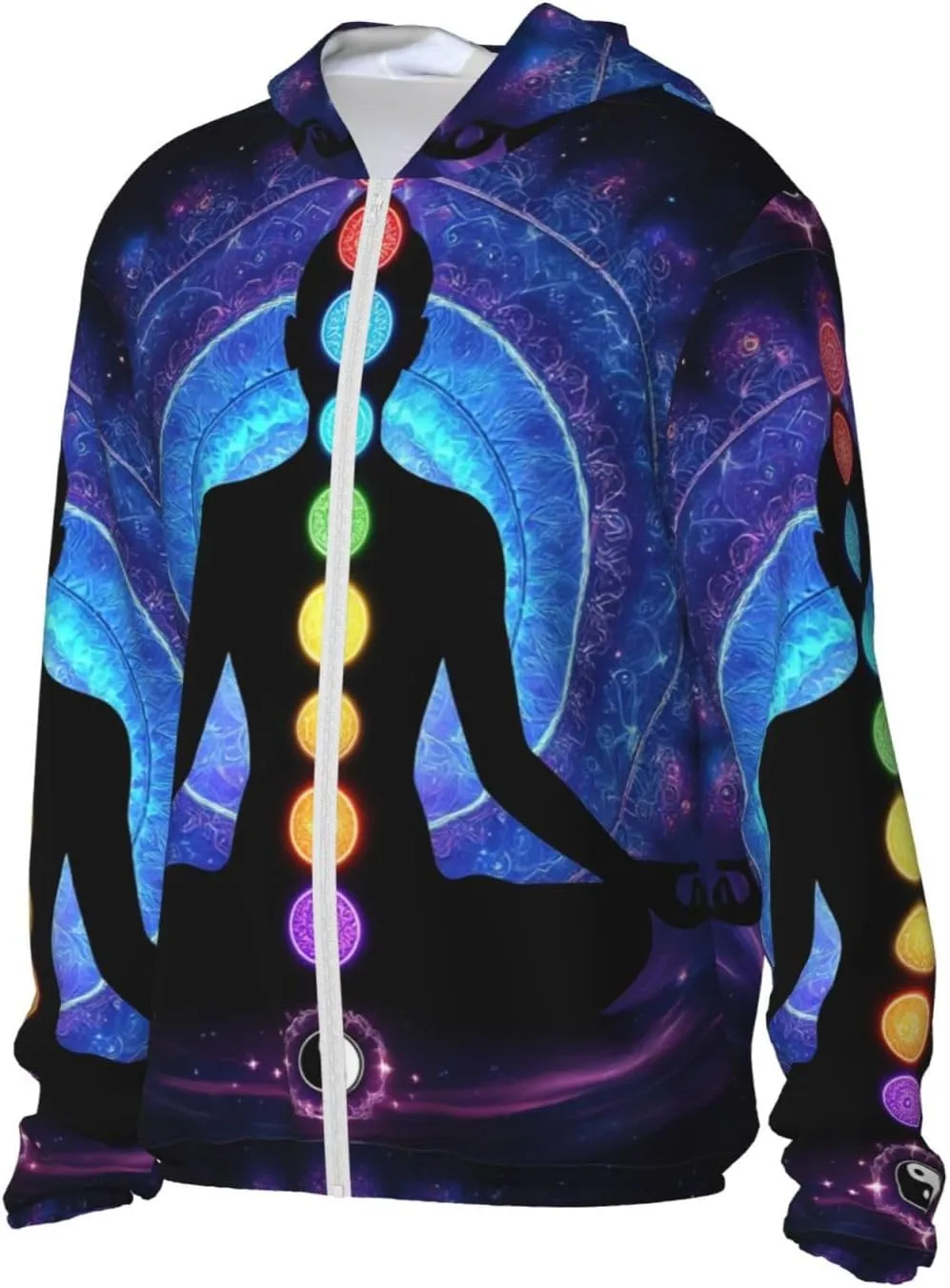 Unisex Long Sleeve Sun Protection Performance Hoodie Shirt UPF 50 