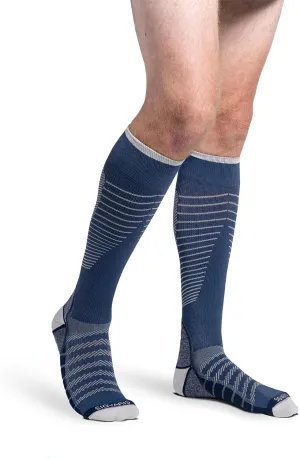 Unisex Motion Flow Tech Compression Socks 20-30mmHg - for Men & Women - Graduated Stockings for Varicose Veins, Edema, Athletes, Pregnancy, Travel, Nurses, Runners, Post-Surgery & DVT Prevention