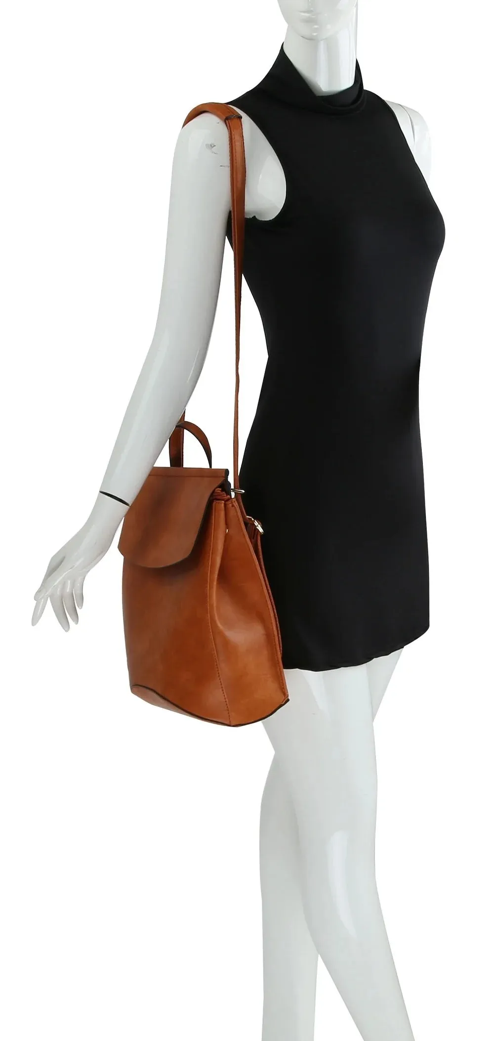 UNV0069 Flap Over Convertible Backpack