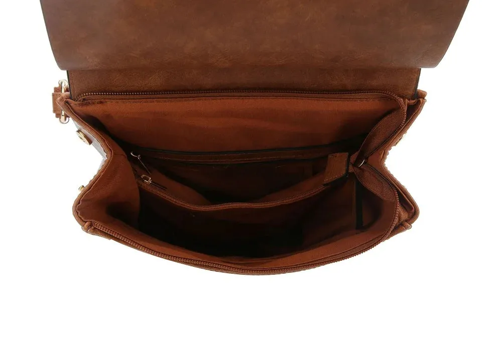 UNV0069 Flap Over Convertible Backpack
