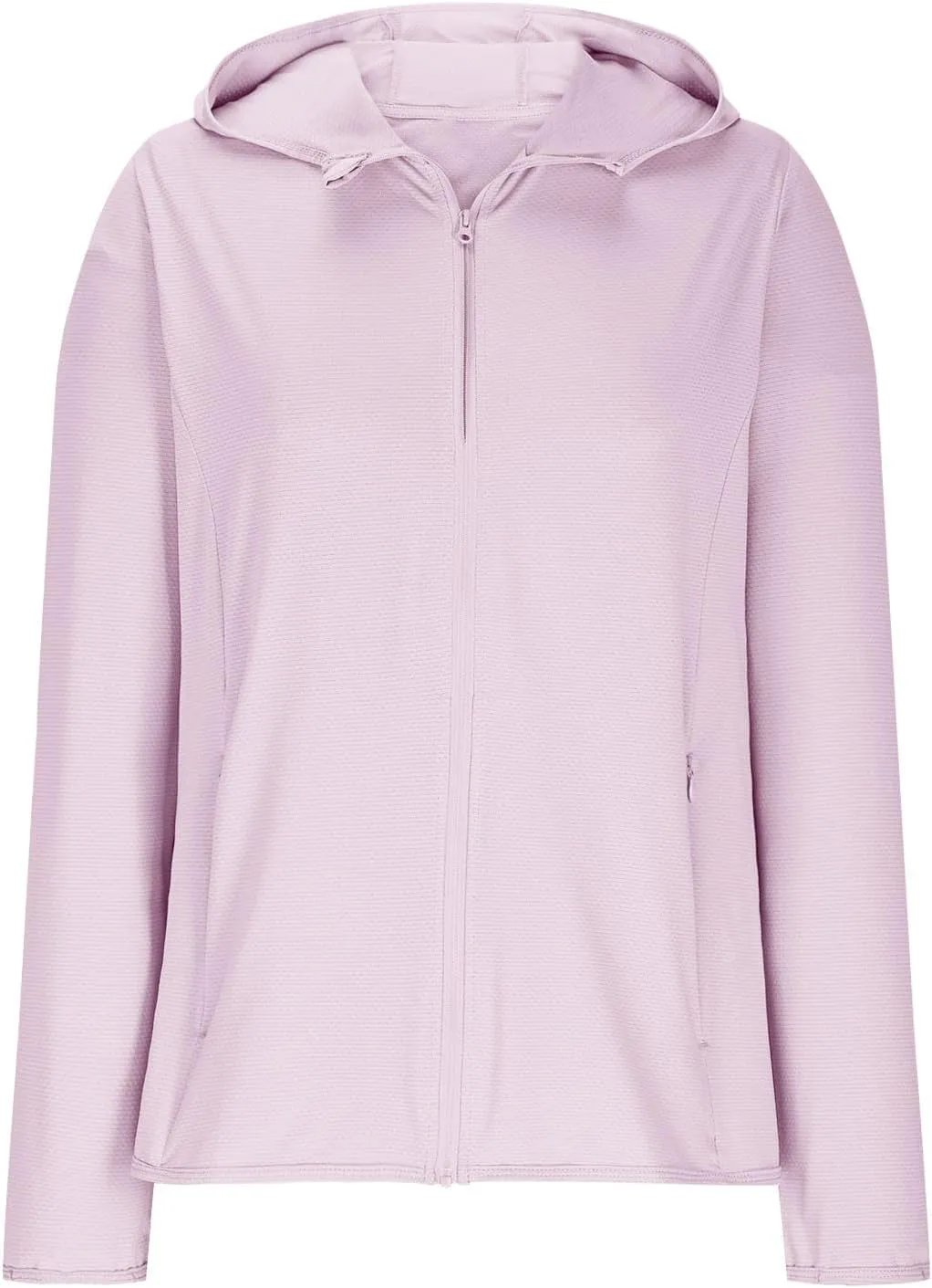 UPF 50 Long Sleeve Women Full Zipper Jacket Lightweight Summer Athletic Sports Jackets Outerwear Sun Protection Tees