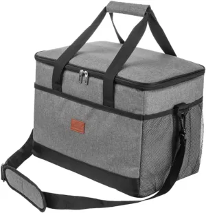 UPKOCH 36l Insulated Lunch Bag Oxford Cloth Picnic Tote Leakproof Bento Bag Portable Single Shoulder Safe for Outdoor