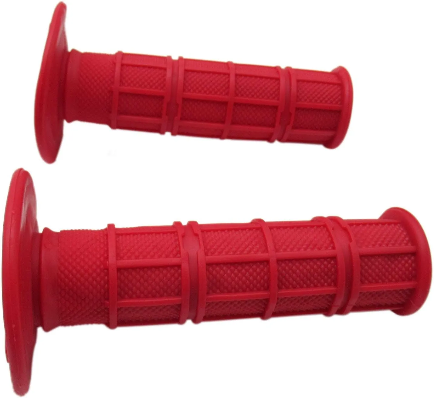 USonline911 Red Pair of CNC Billet 6061-T6 Aluminum Motorcross Dirt Bike Pivot Brake Clutch Levers Set Pair of 7/8" 22mm Rubber Hand Grips for 1980 Bultaco Streaker 125
