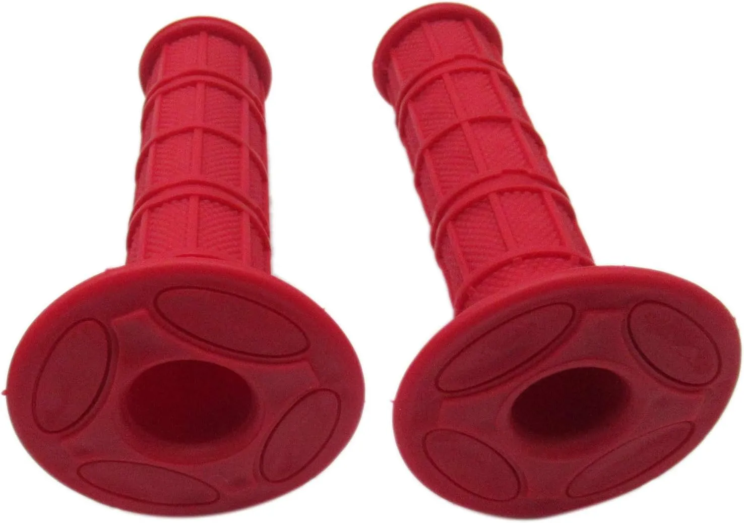USonline911 Red Pair of CNC Billet 6061-T6 Aluminum Motorcross Dirt Bike Pivot Brake Clutch Levers Set Pair of 7/8" 22mm Rubber Hand Grips for 1980 Bultaco Streaker 125