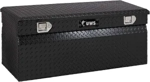 UWS EC20212 42-Inch Gloss Black Heavy-Wall Aluminum Truck Storage Box, RigidCore Lid