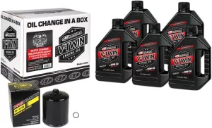 V-Twin Quick Change Kit Synthetic w/Black Filter, Milwaukee-Eight
