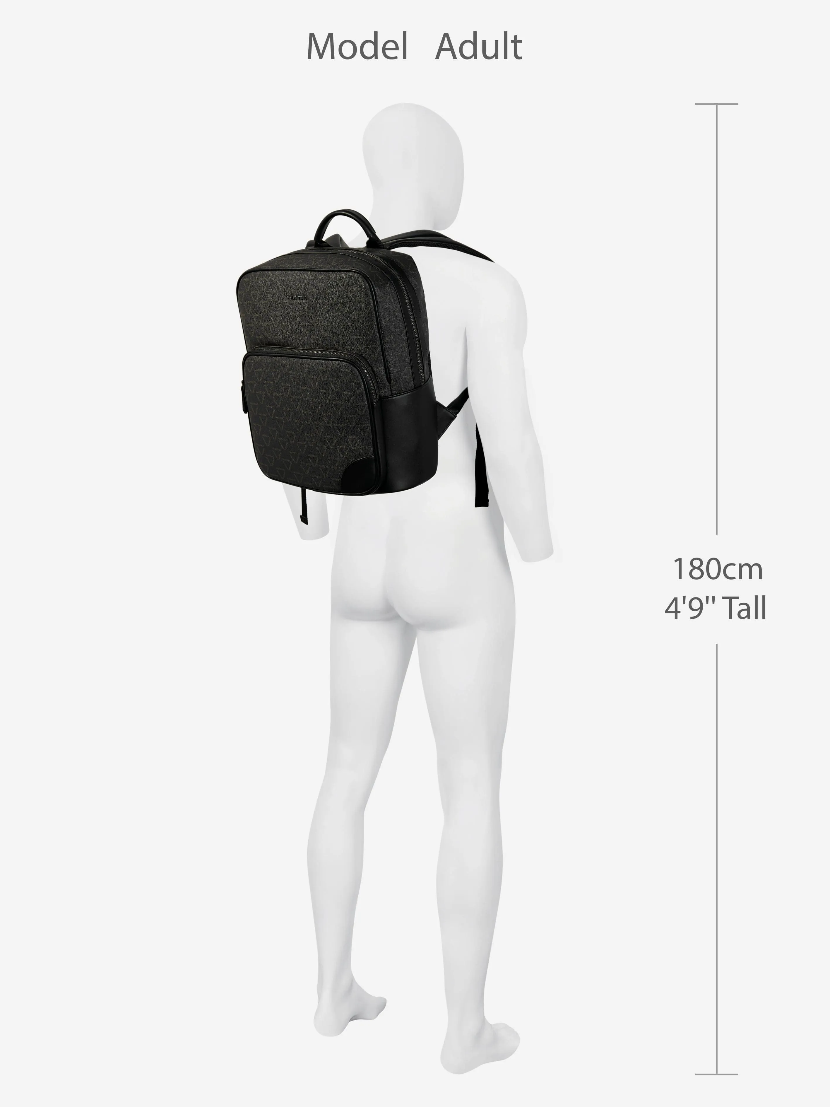 Valentino Delta Backpack in Black (40cm)
