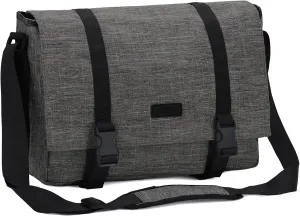 VASCHY Messenger Bag,Water Resistant Casual Lightweight Slim Crossbody Shoulder Bag for Men Women Work School for 14in Laptop