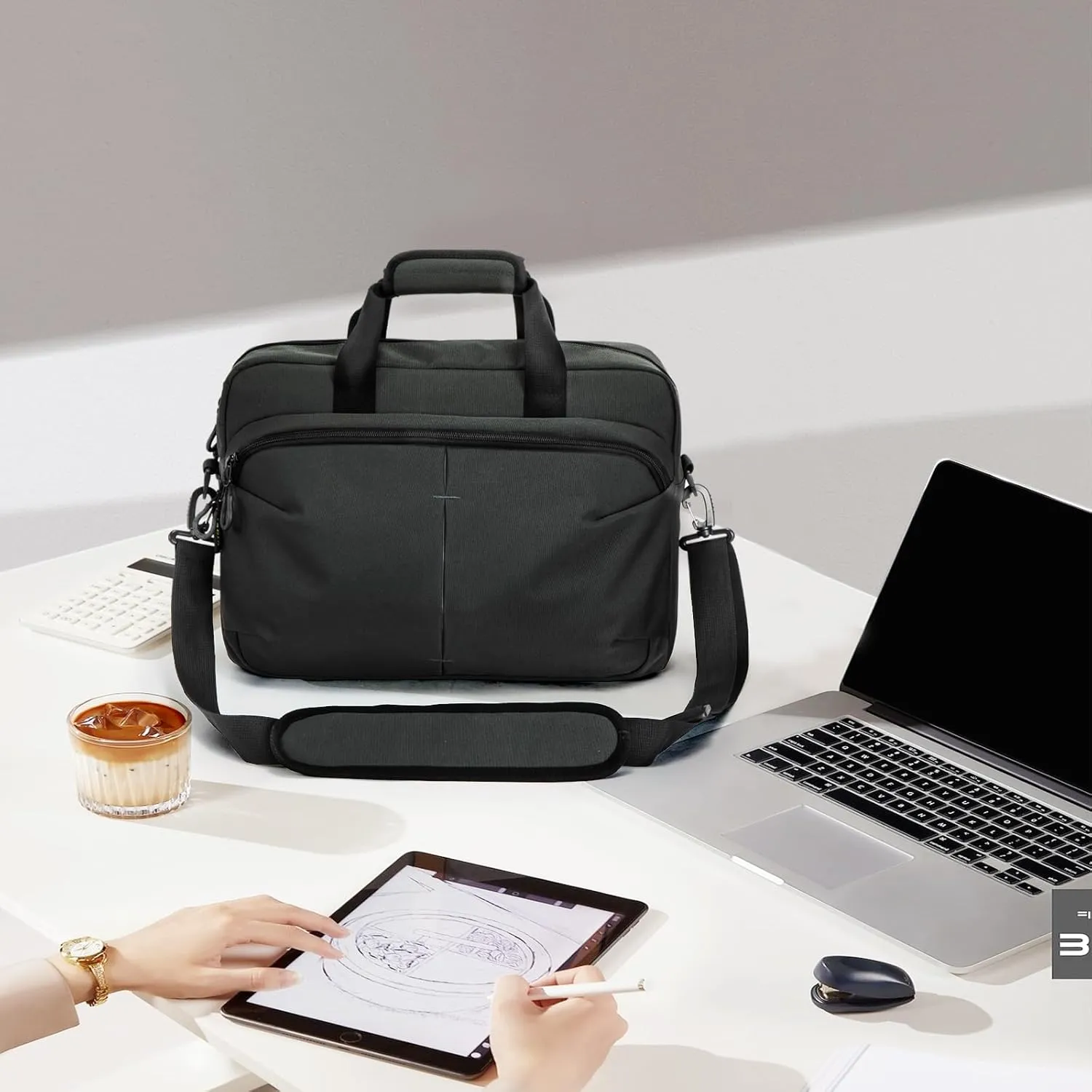 VEAGIA Messenger bag Laptop bag Briefcase Molle system Tactical style Detachable shoulder strap Shoulder Bags