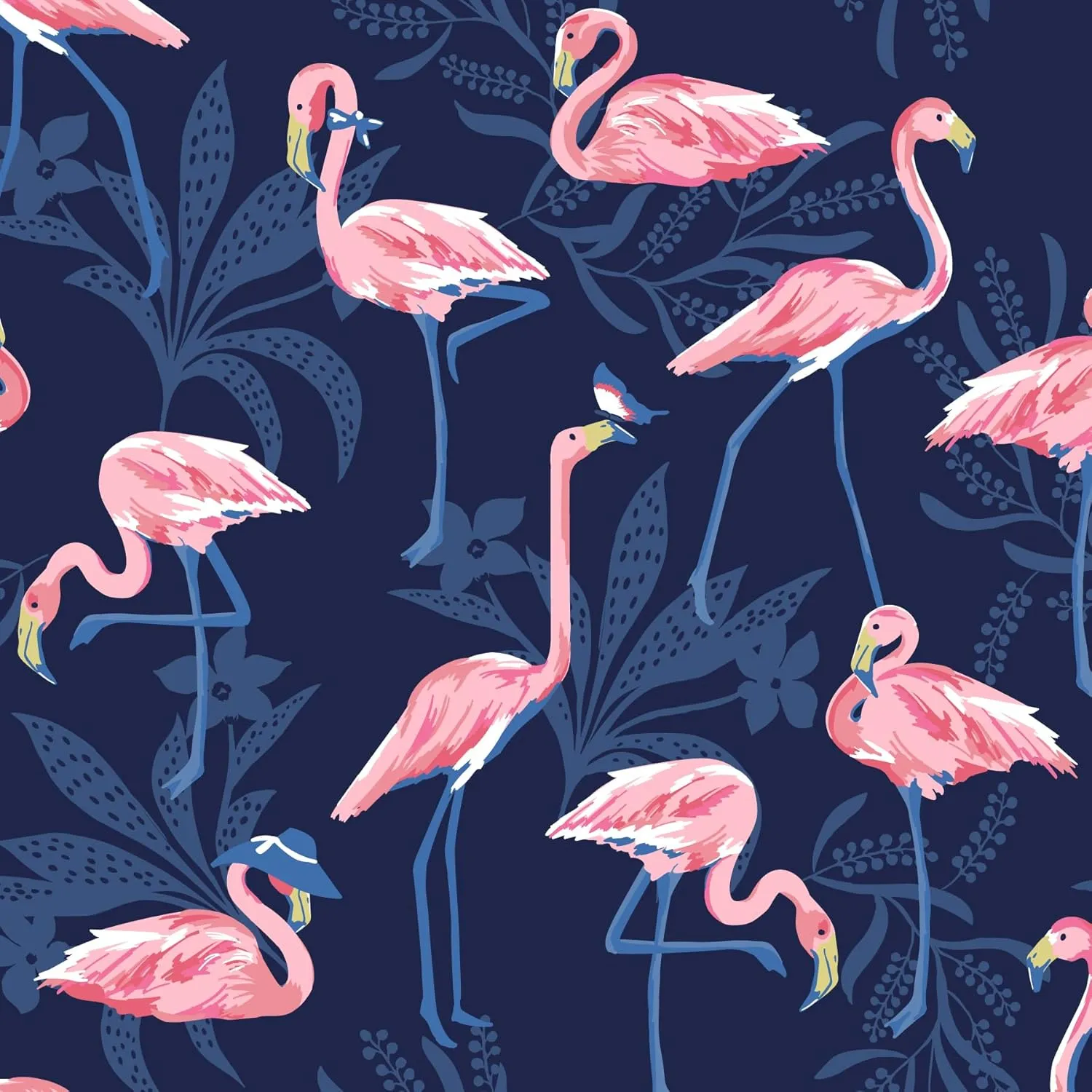 Vera Bradley Ripstop Large Travel Cosmetic Makeup Organizer Bag, Flamingo Party