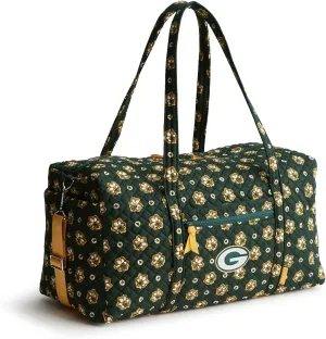 Vera Bradley Women's Cotton NFL Large Travel Duffel Bag (Multiple Teams Available)