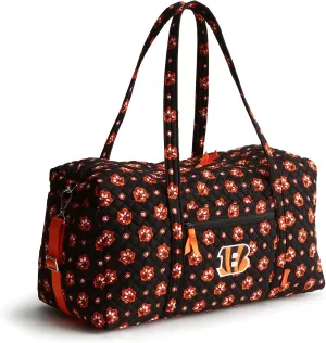 Vera Bradley Women's Cotton NFL Large Travel Duffel Bag (Multiple Teams Available)