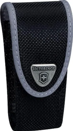 Victorinox 4.0543.3-X1 Medium Nylon Pouch 91mm/2-4 Layer Ideal to Hold and Protect Your 84mm and 91mm Knives in Black 3.8 inches