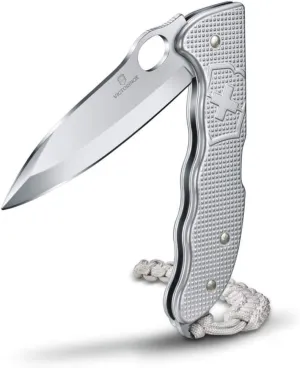 Victorinox Hunter Pro Alox Large Pocket Knife with Lock Blade and Lanyard Hole - Silver
