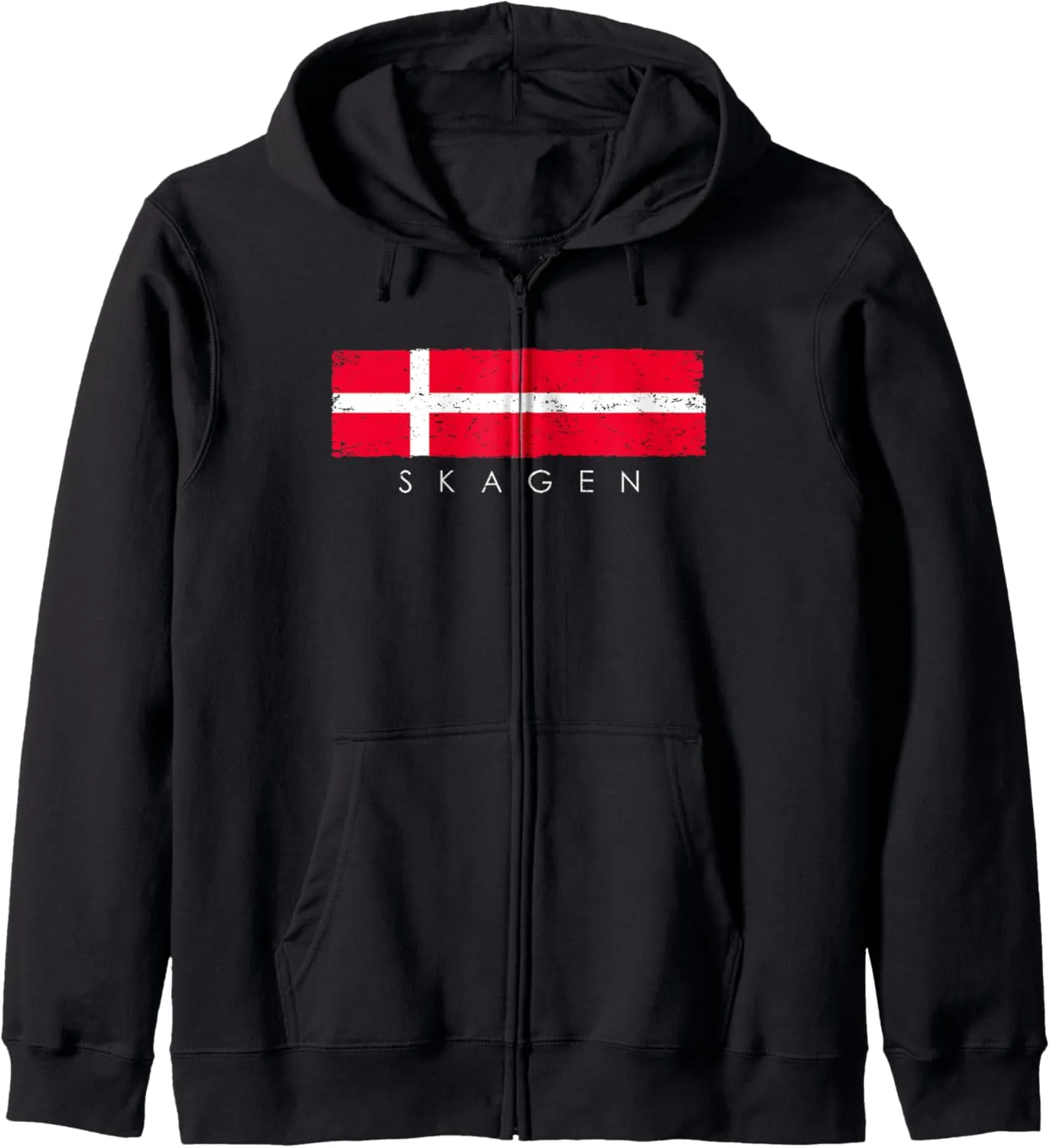 Vintage Skagen Denmark Vacation | Denmark Lover Zip Hoodie