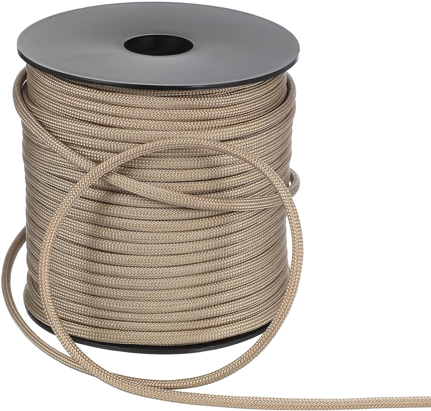 VOSAREA 50M Heavy Duty Parachute Cord Strand Camping Rope for Hiking Survival Emergency Use Utility Rope for Outdoor Activities Portable Tensioner for Tent and Gear