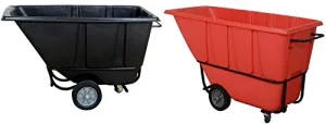 Wesco 272584 Tilt Cart, Heavy Duty, 1 Yd³