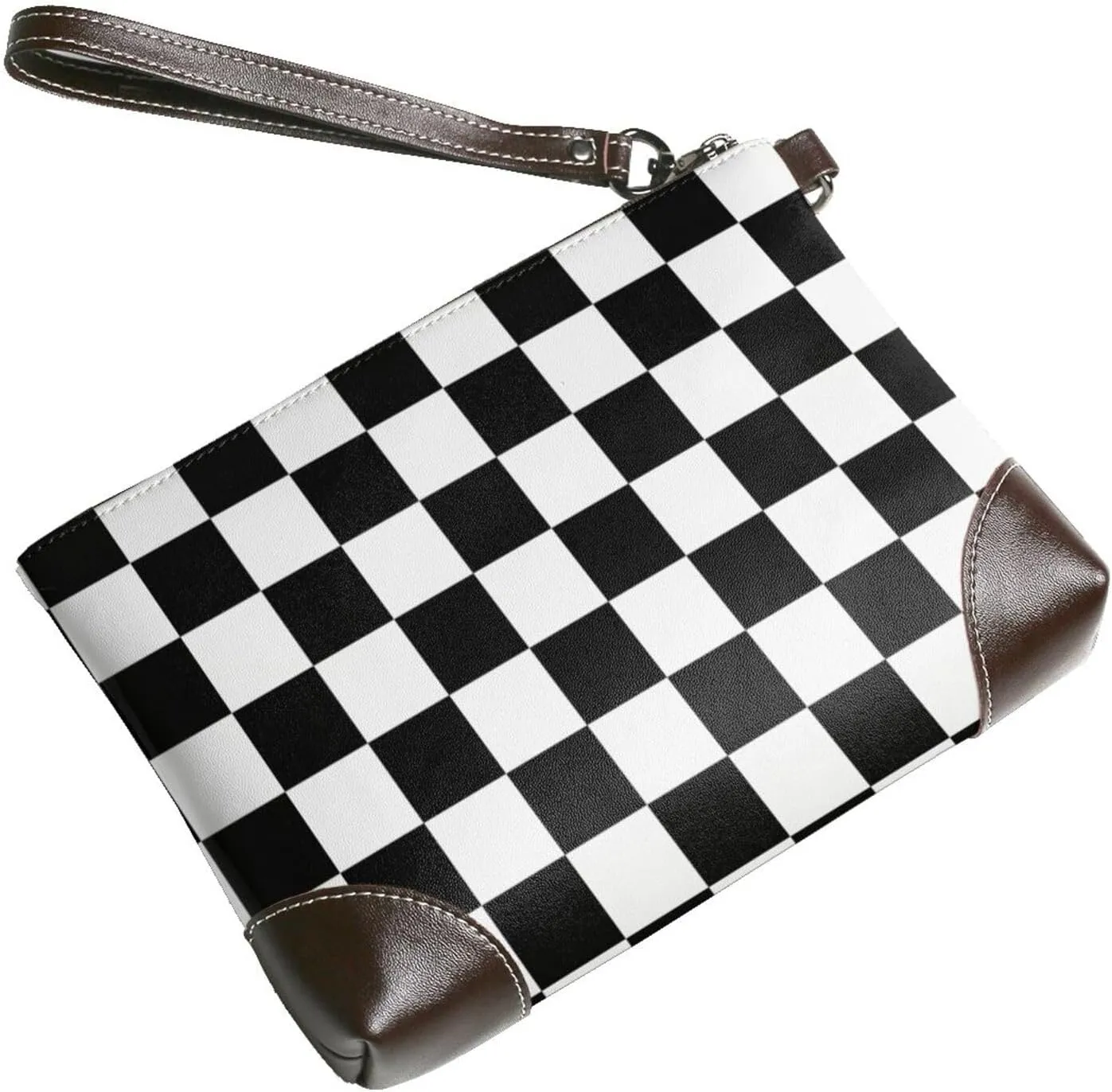 Western Style Women's Leather Clutch Bag, Cowgirl Wristlet Purses For Women, Fashion Leather Clutch Purses