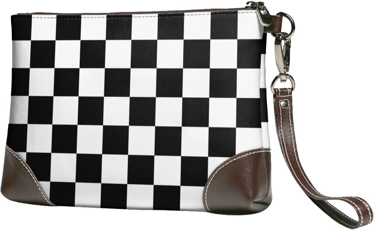 Western Style Women's Leather Clutch Bag, Cowgirl Wristlet Purses For Women, Fashion Leather Clutch Purses
