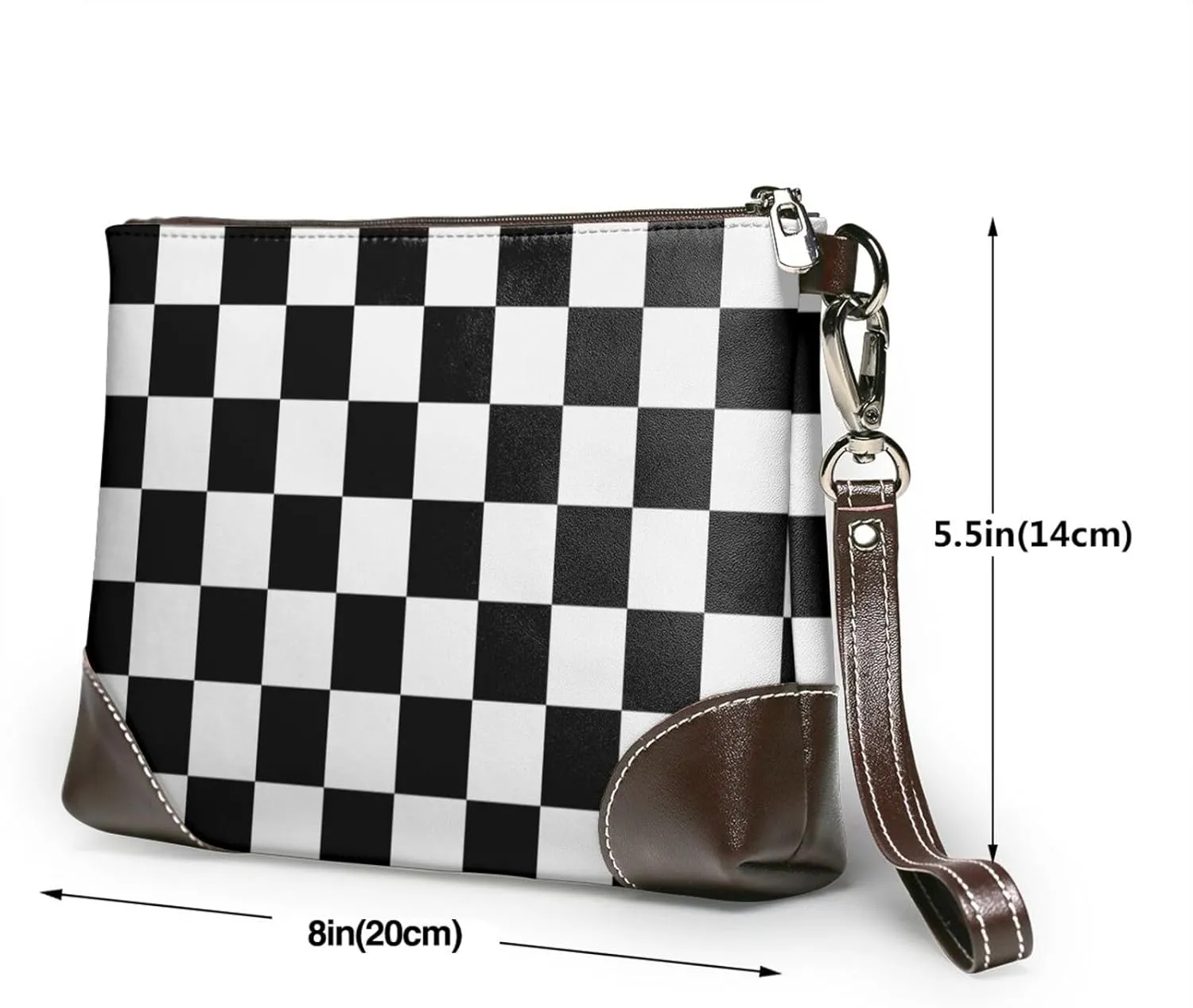 Western Style Women's Leather Clutch Bag, Cowgirl Wristlet Purses For Women, Fashion Leather Clutch Purses