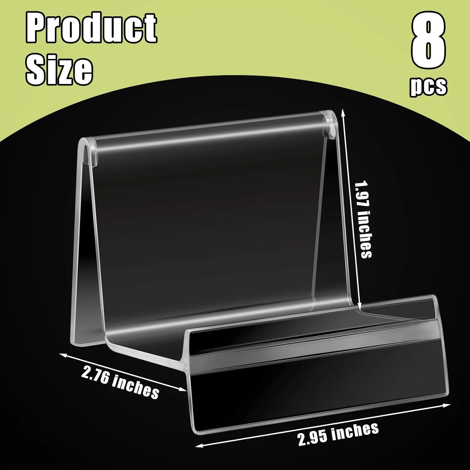 Weysat Purse Display Stand Clear Acrylic Handbag Stand Jewelry Wallet Displays Holder Organizer Acrylic Purse Rack for Closet