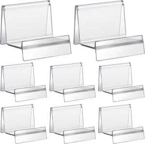 Weysat Purse Display Stand Clear Acrylic Handbag Stand Jewelry Wallet Displays Holder Organizer Acrylic Purse Rack for Closet