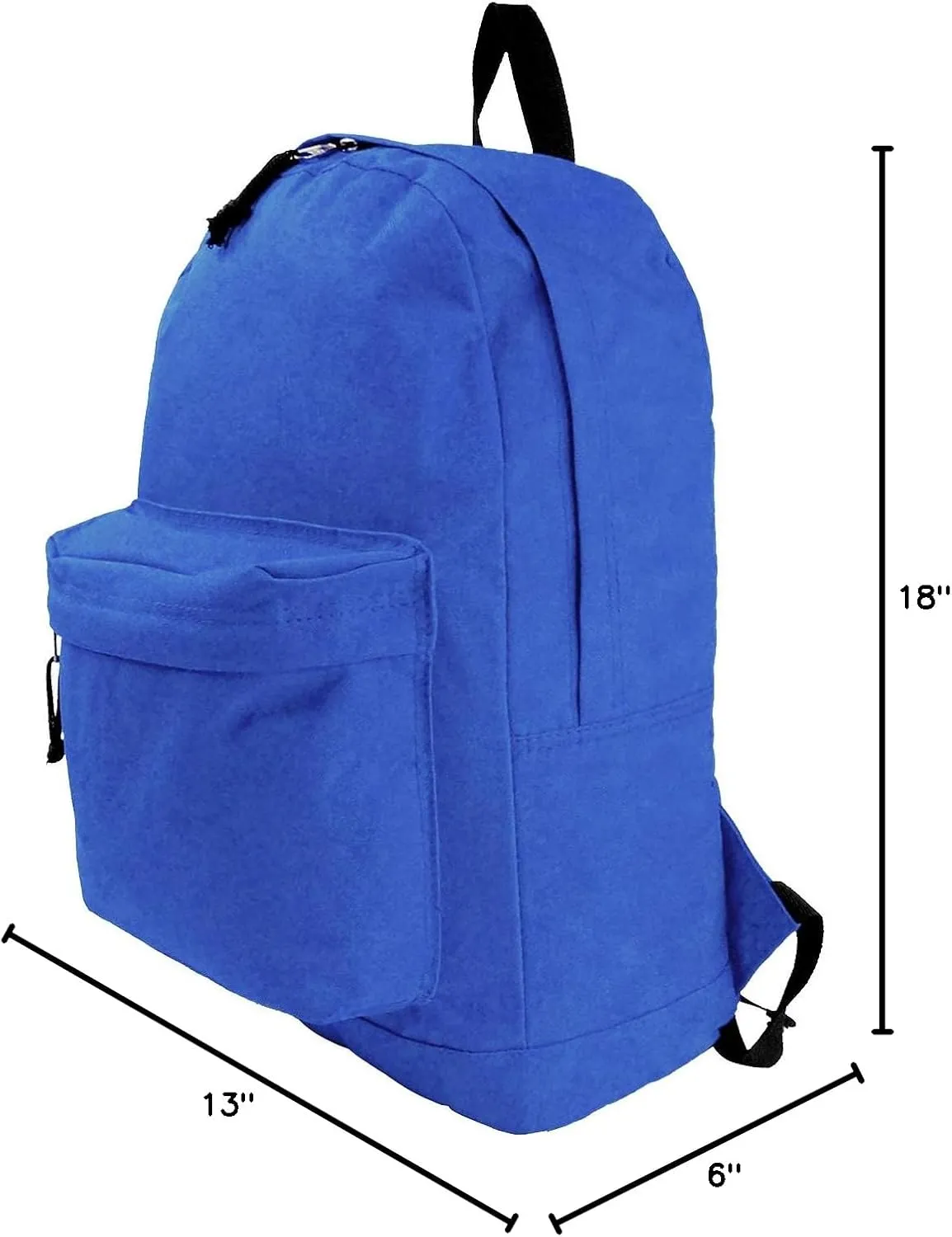 Wholesale Classic Backpack 18 inch Basic Bookbag School Book Bags Case Lot 24pcs