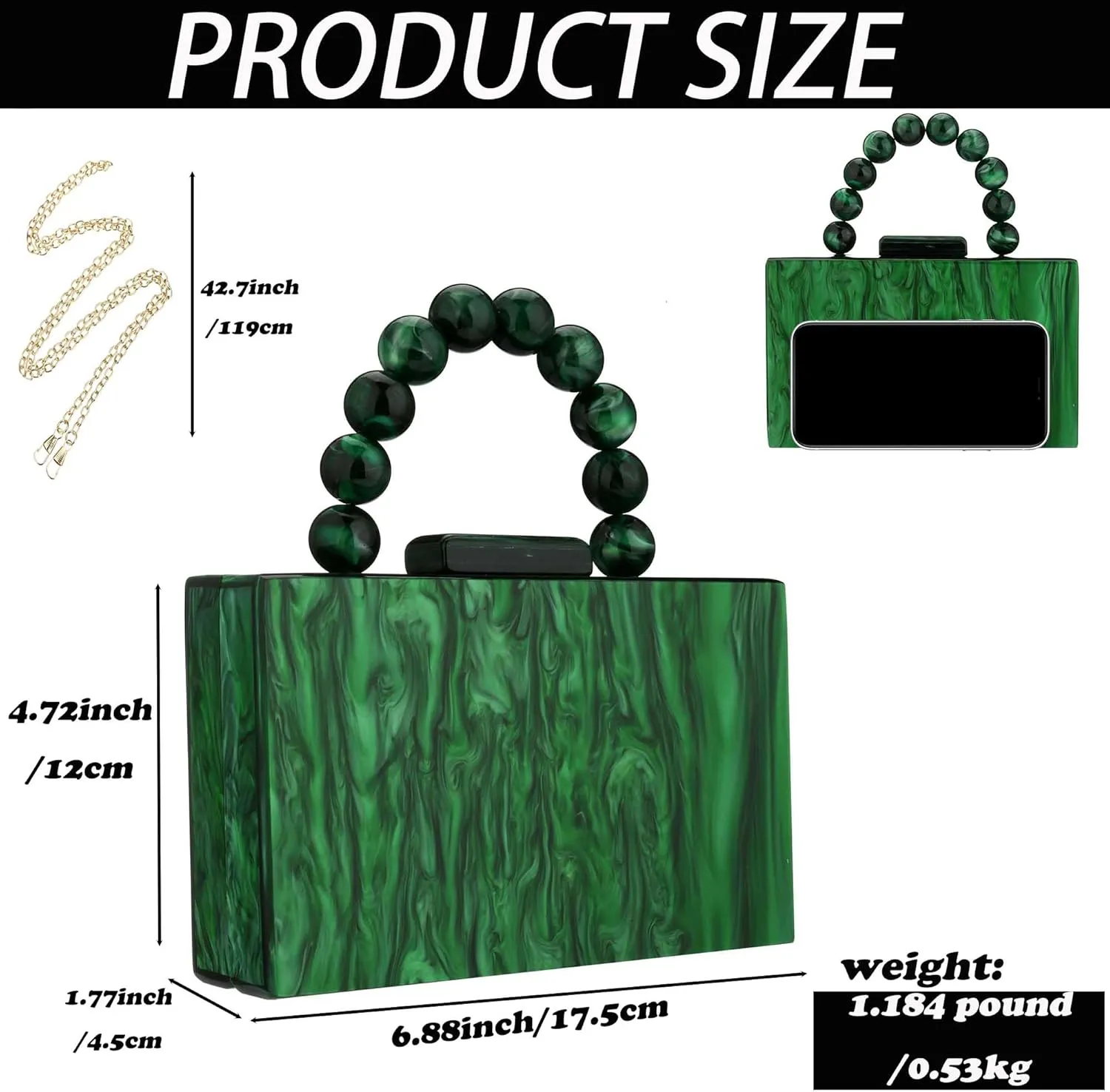 Women Acrylic Clutch Purse Leopard Print Evening Bag Chain Formal Handbag Party Bridal Wedding Clutch Purse for Women