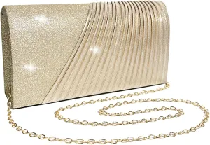 Womens Evening Bag Sparkly Clutch Purses for Women Wedding Party Purses Glitter Cocktail Prom Handbags