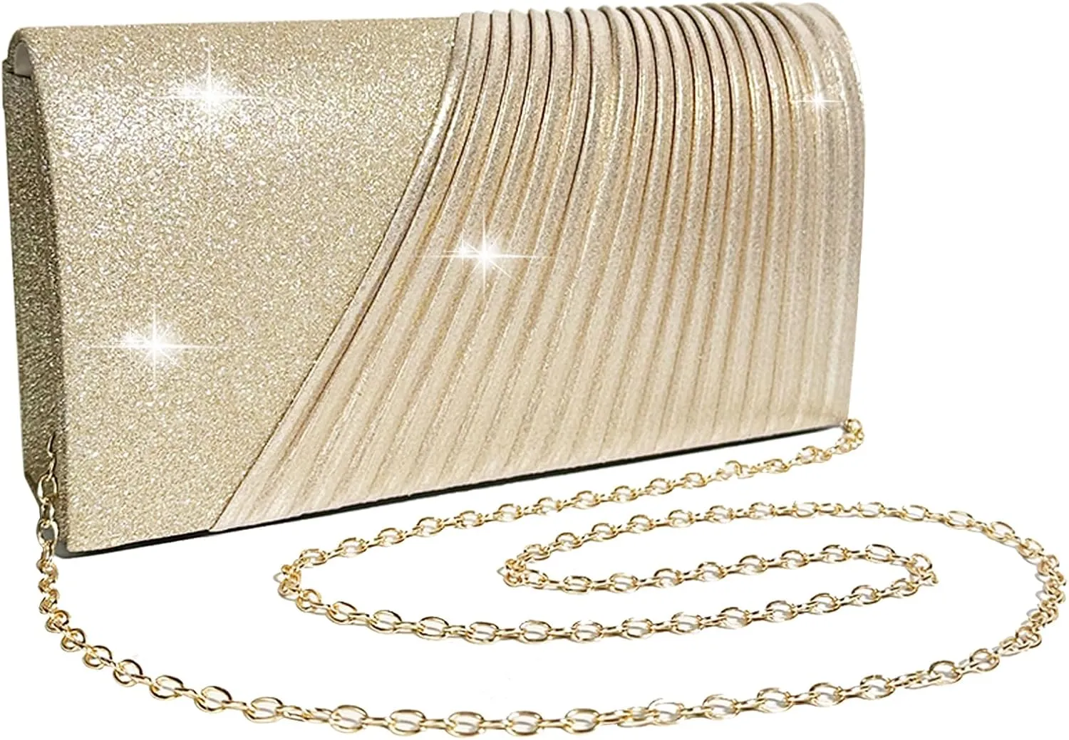 Womens Evening Bag Sparkly Clutch Purses for Women Wedding Party Purses Glitter Cocktail Prom Handbags