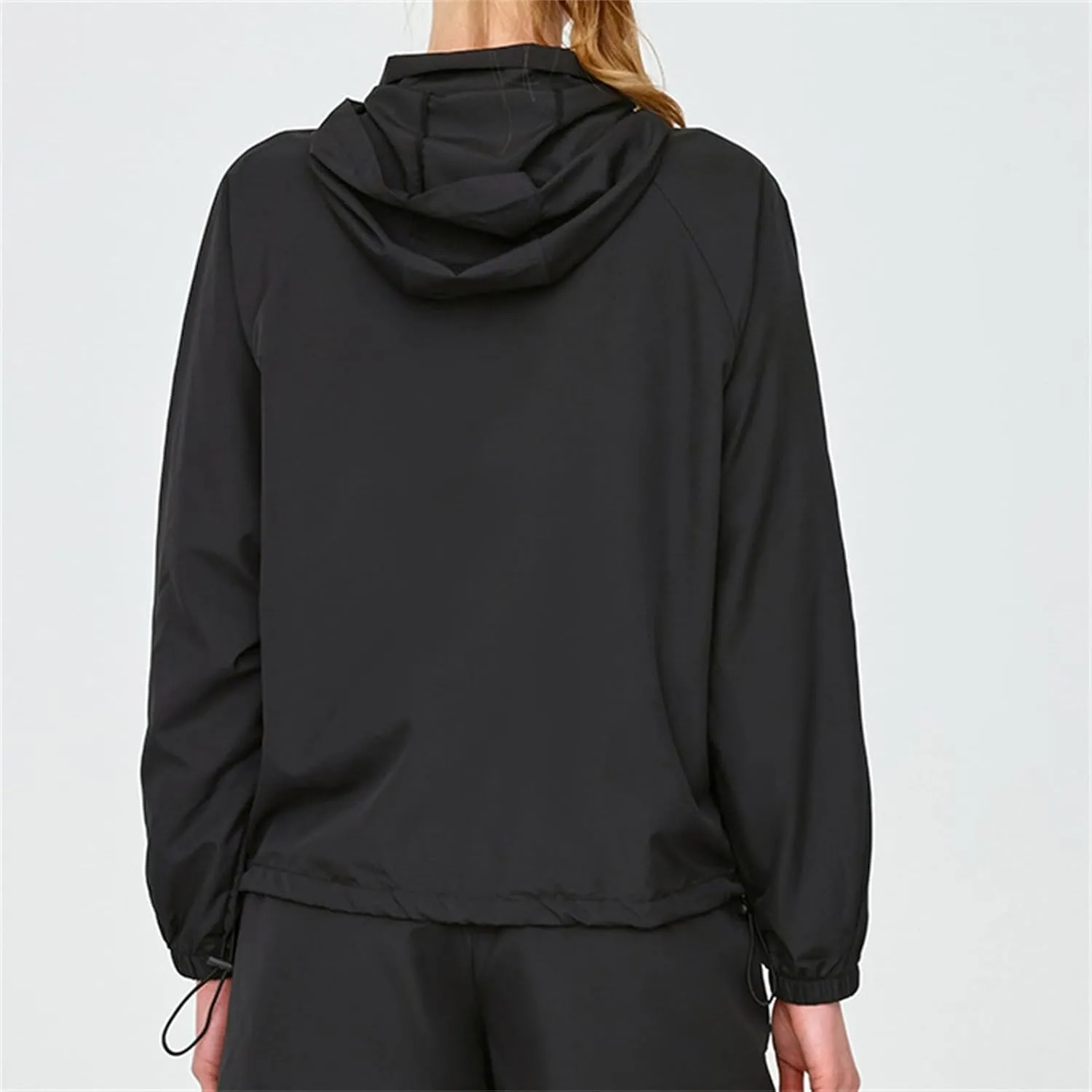 Women's Hooded Sun Protection Jacket Quick Drying Long Sleeve Coat Outdoors UV Jackets Zip Up Solid Hoodie