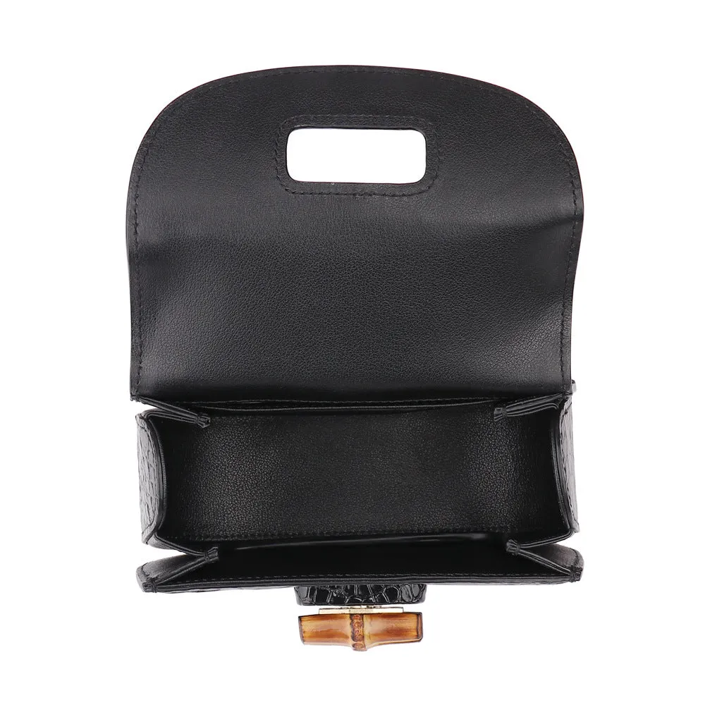 Women's Leather Hand-held Messenger Saddle Bag