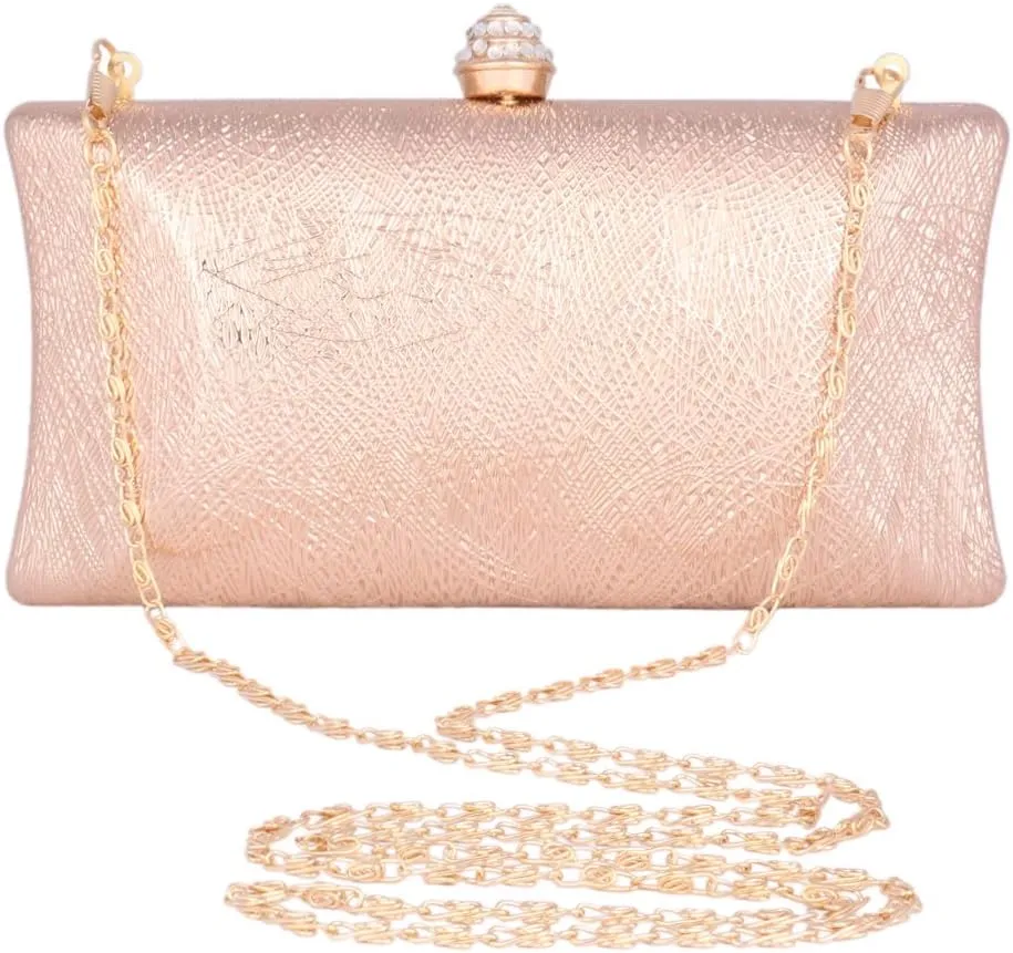 Women's Line Intersect Cut Out Party Clutch Purse