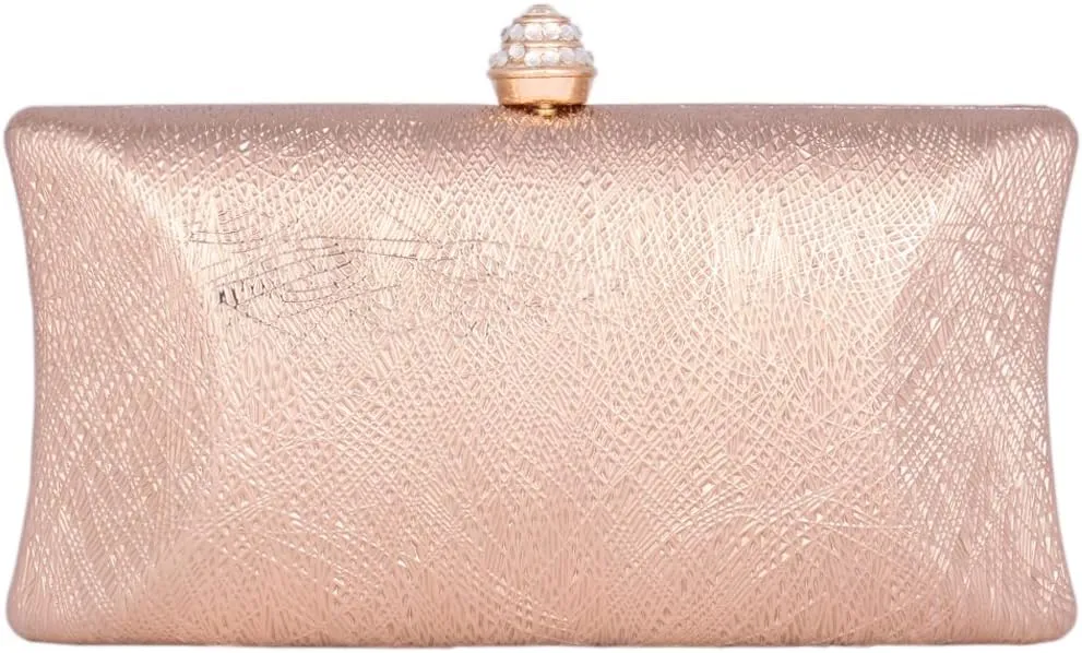 Women's Line Intersect Cut Out Party Clutch Purse