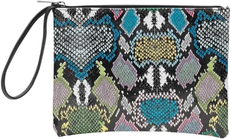 Women's Small Clutch Bag with Wrist Strap Evening Formal Party Wedding Guest Cocktail Prom Clutch Handbag