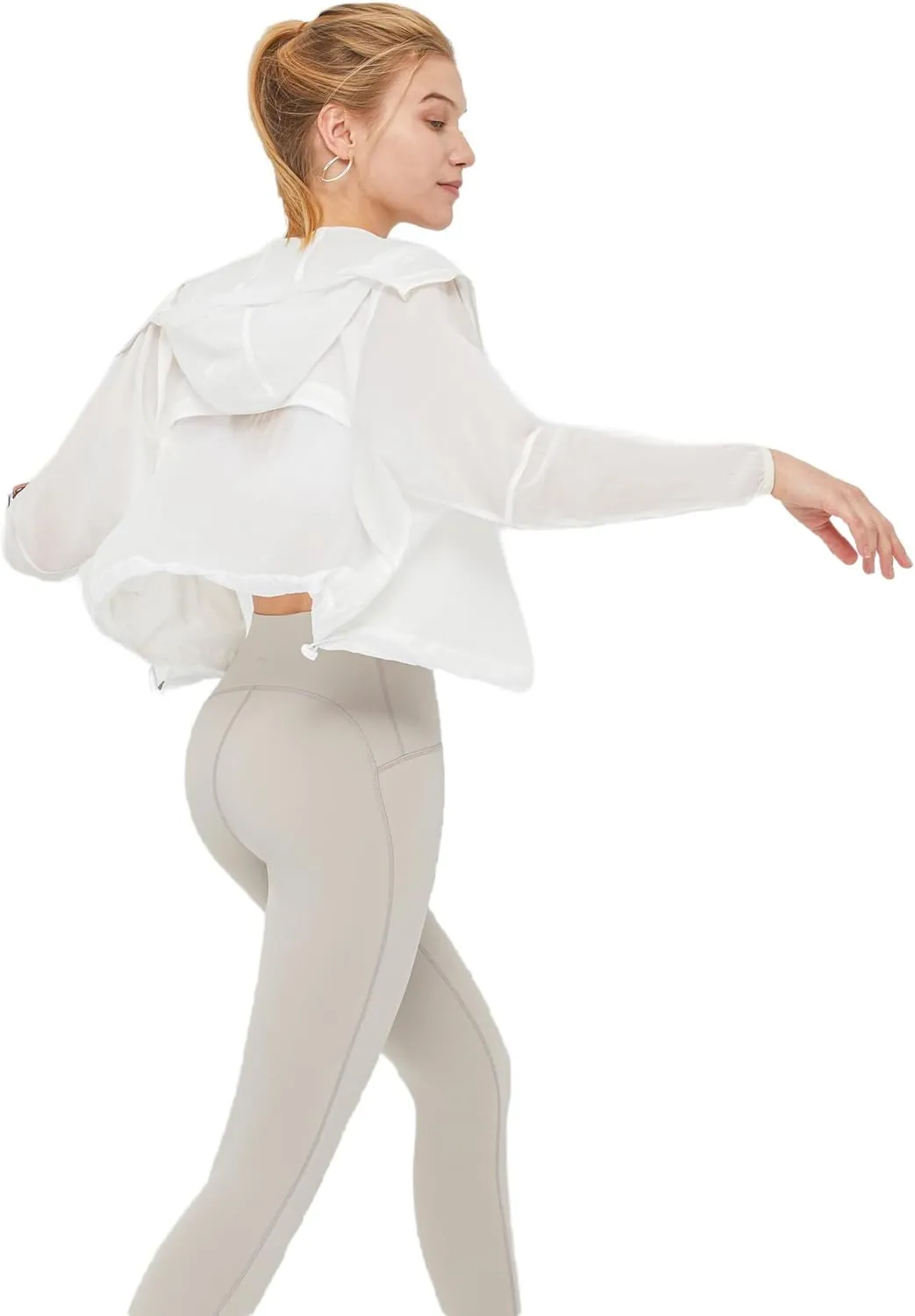Women's Sun Protection Lightweight UPF 50  Zip-Up Long Sleeve Jacket