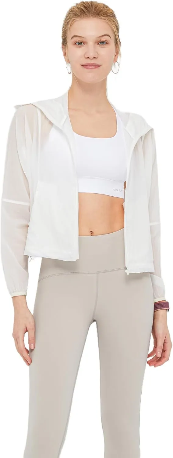 Women's Sun Protection Lightweight UPF 50  Zip-Up Long Sleeve Jacket