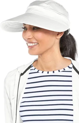 Women's Zip-Off Sun Visor - UPF 50 Sun Protection - Sporty and Travel-Ready - Bel Aire (One Size)