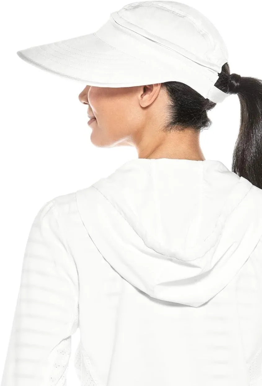 Women's Zip-Off Sun Visor - UPF 50 Sun Protection - Sporty and Travel-Ready - Bel Aire (One Size)