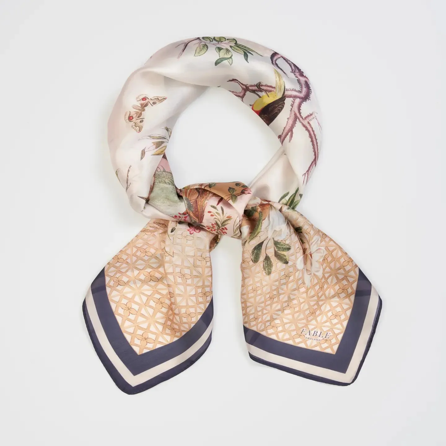 wonderland narrative square scarf