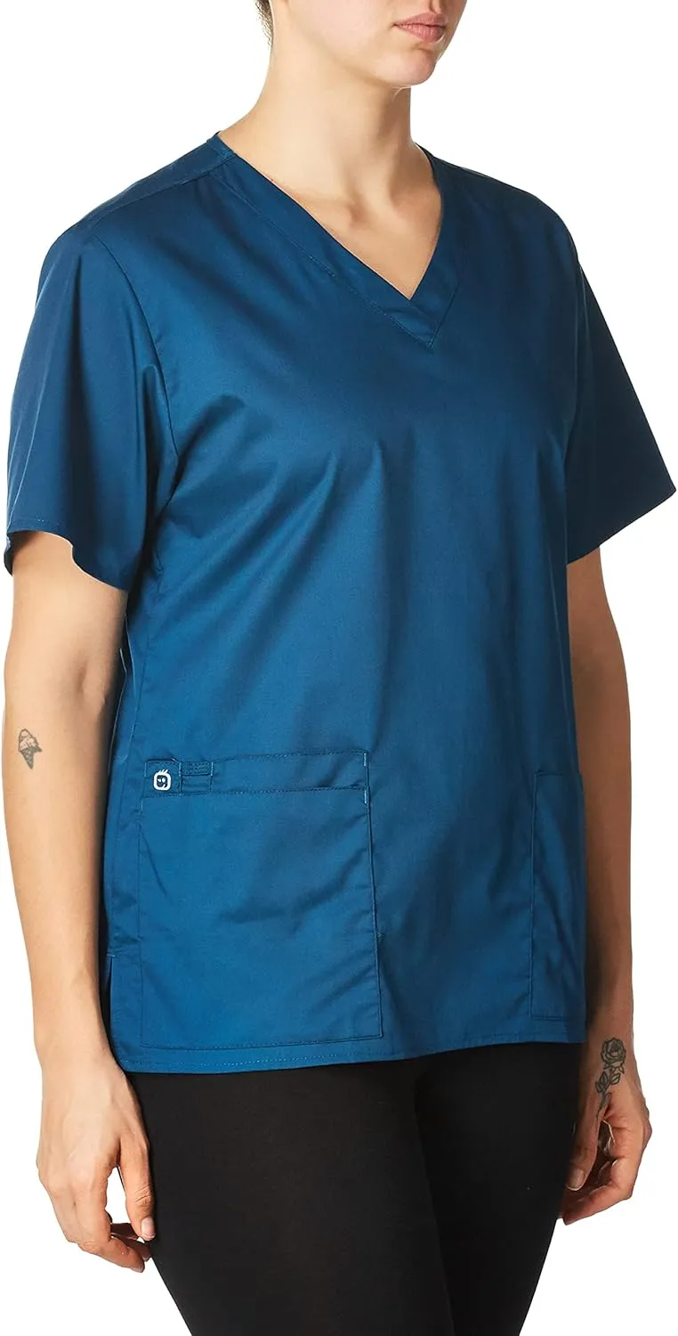 WonderWink Plus Size Women's V-Neck Top