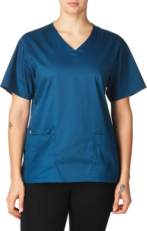 WonderWink Plus Size Women's V-Neck Top
